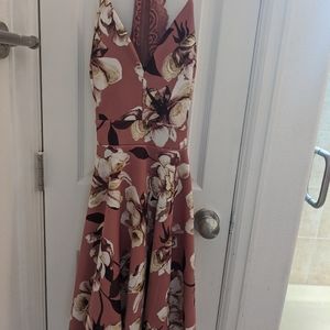 Windsor large pinky-nude dress